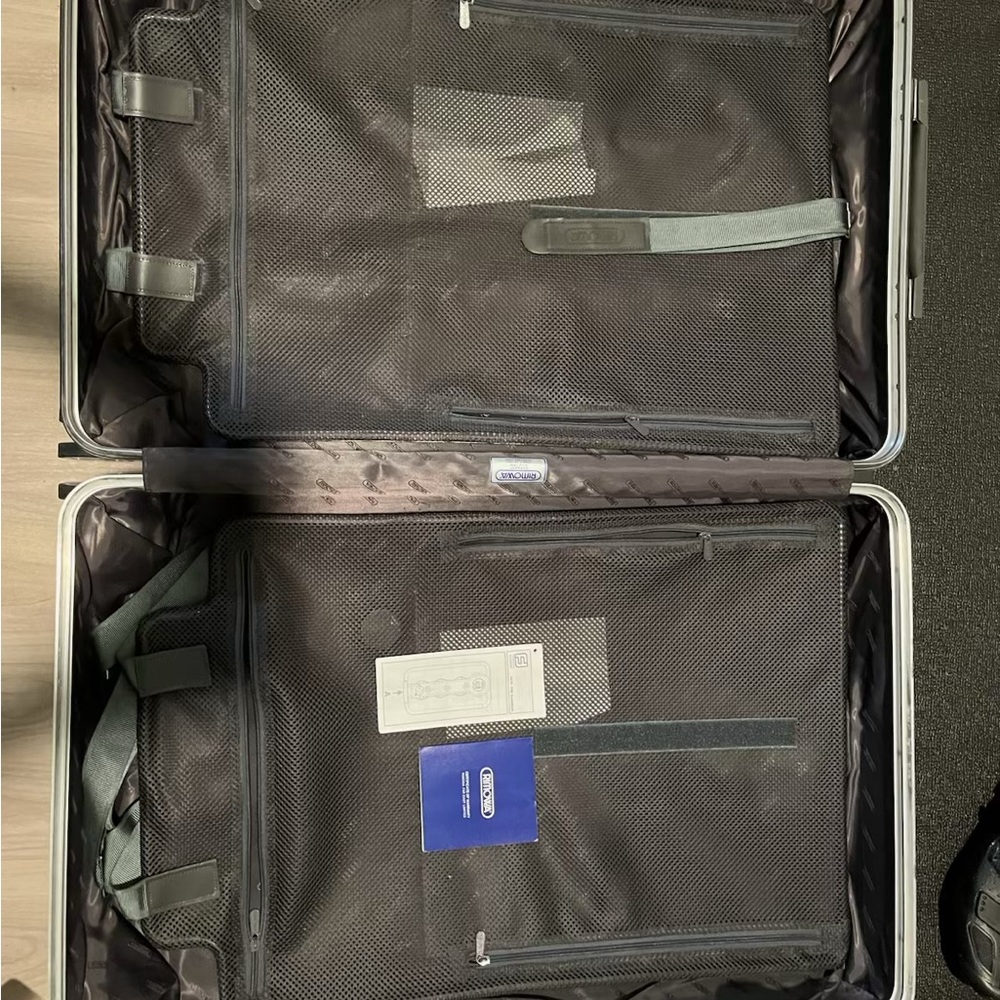 RIMOWA Metallic Gray Rolling check in Suitcase - Picture 4 of 5